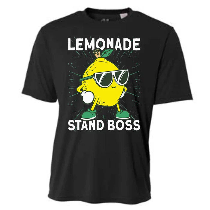 Lemonade Crew Lemonade Stand Boss Cooling Performance Crew T-Shirt