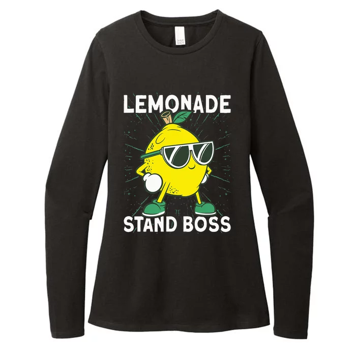 Lemonade Crew Lemonade Stand Boss Womens CVC Long Sleeve Shirt