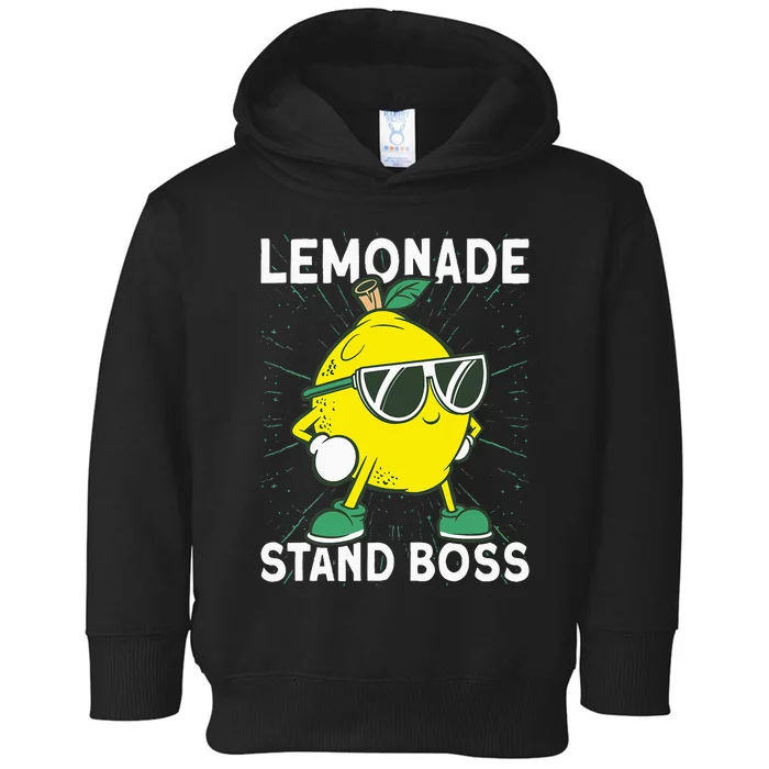 Lemonade Crew Lemonade Stand Boss Toddler Hoodie