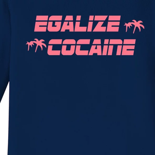 Legalize Cocaine Baby Long Sleeve Bodysuit