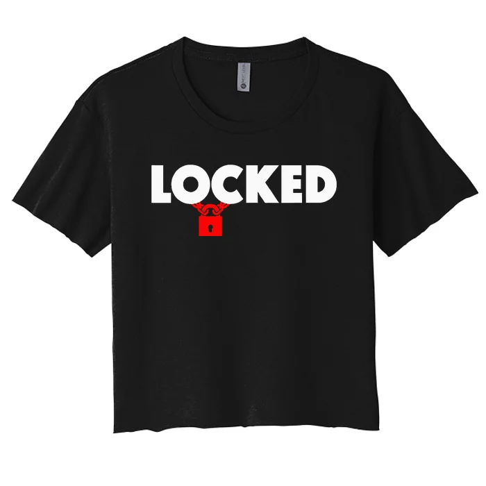 Locked Chastity Women's Crop Top Tee