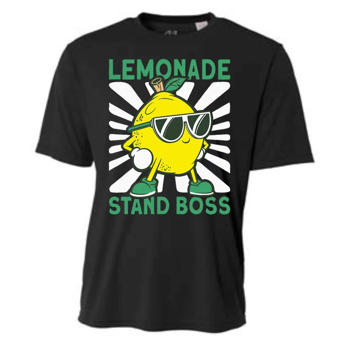 Lemonade Crew Lemonade Stand Boss Cooling Performance Crew T-Shirt