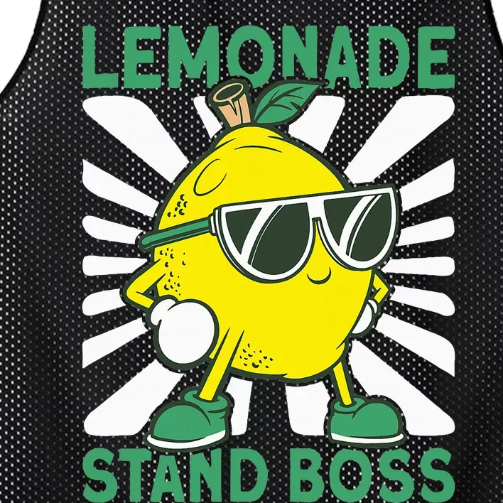 Lemonade Crew Lemonade Stand Boss Mesh Reversible Basketball Jersey Tank