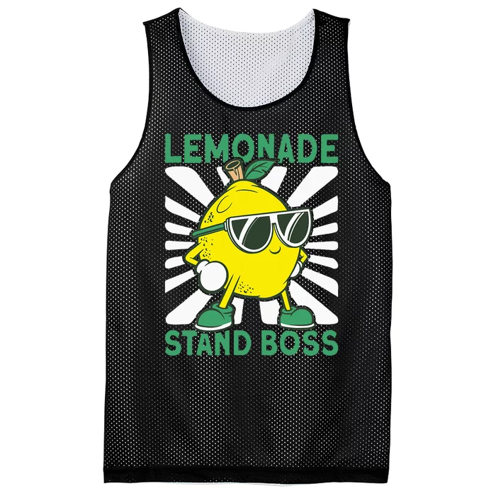 Lemonade Crew Lemonade Stand Boss Mesh Reversible Basketball Jersey Tank