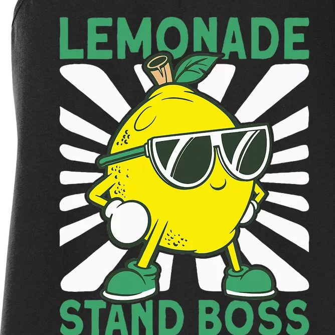 Lemonade Crew Lemonade Stand Boss Women's Racerback Tank