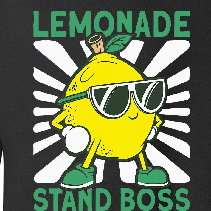 Lemonade Crew Lemonade Stand Boss Toddler Sweatshirt