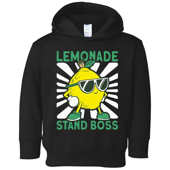 Lemonade Crew Lemonade Stand Boss Toddler Hoodie