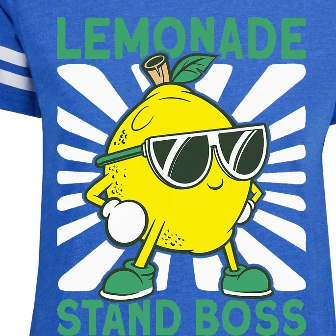 Lemonade Crew Lemonade Stand Boss Enza Ladies Jersey Football T-Shirt