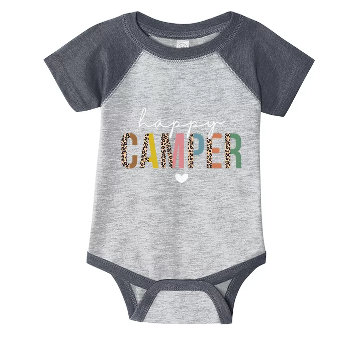 Leopard Camping Lover Outdoor Activities Camper Infant Baby Jersey Bodysuit