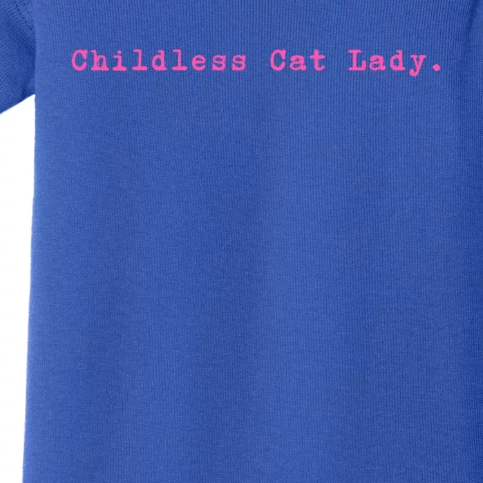 Less Cat Lady Gift Baby Bodysuit