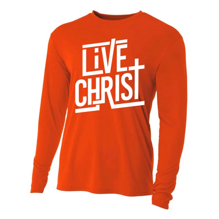 Live Christ Cooling Performance Long Sleeve Crew