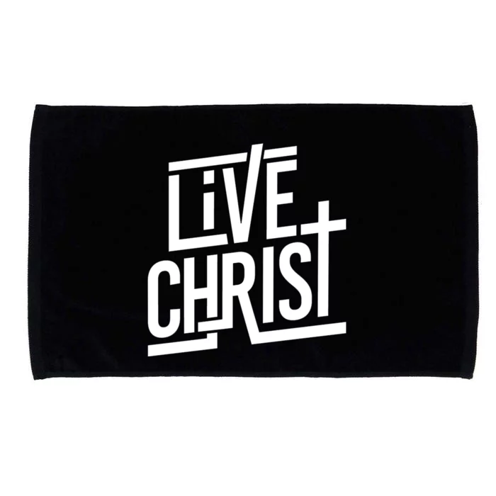 Live Christ Microfiber Hand Towel