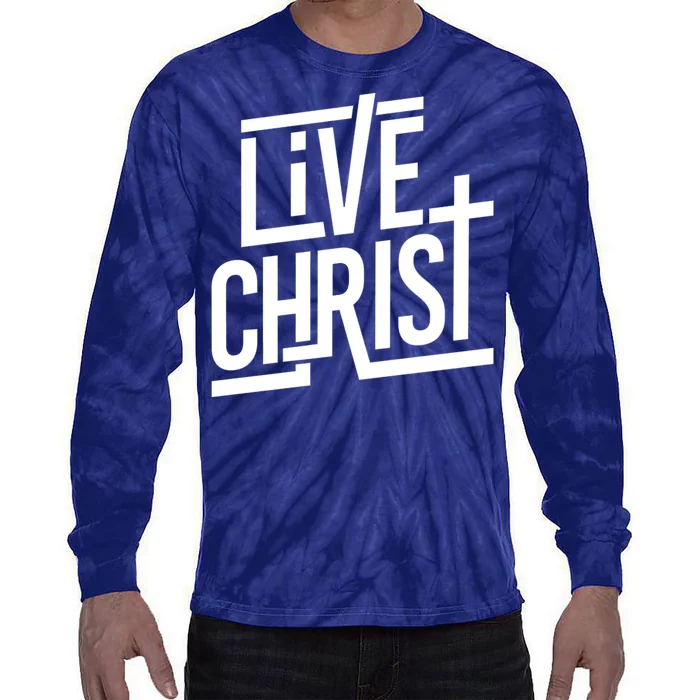 Live Christ Tie-Dye Long Sleeve Shirt