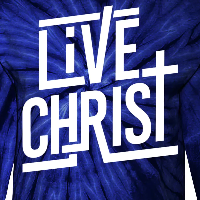 Live Christ Tie-Dye Long Sleeve Shirt