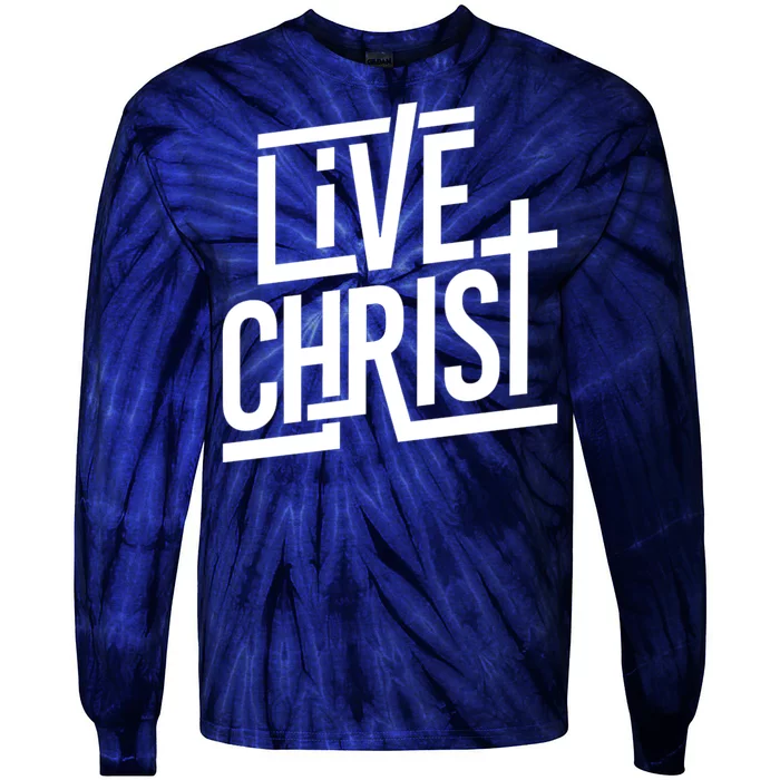 Live Christ Tie-Dye Long Sleeve Shirt