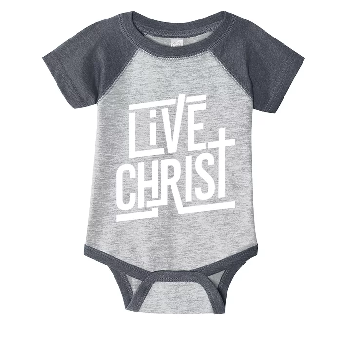 Live Christ Infant Baby Jersey Bodysuit