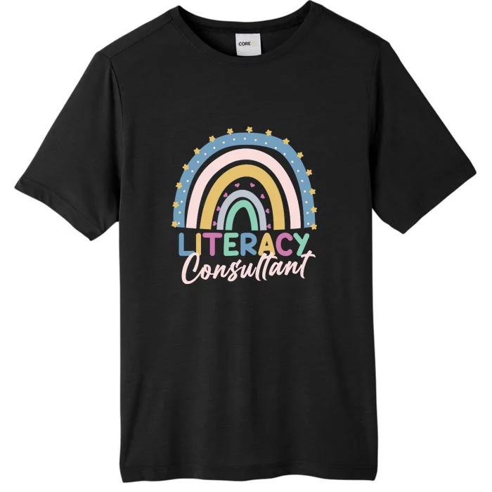 Literacy Consultant Literacy Teacher ChromaSoft Performance T-Shirt