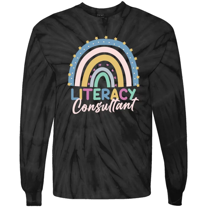 Literacy Consultant Literacy Teacher Tie-Dye Long Sleeve Shirt