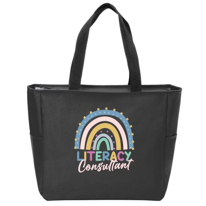 Literacy Consultant Literacy Teacher Zip Tote Bag