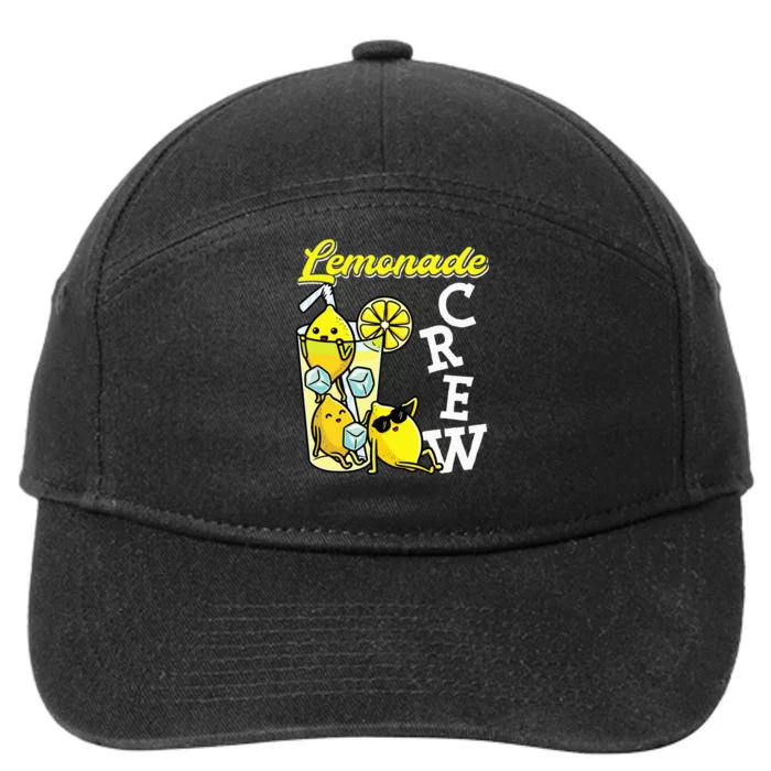 Lemonade Crew Lemonade Squad Lemon Lover 7-Panel Snapback Hat