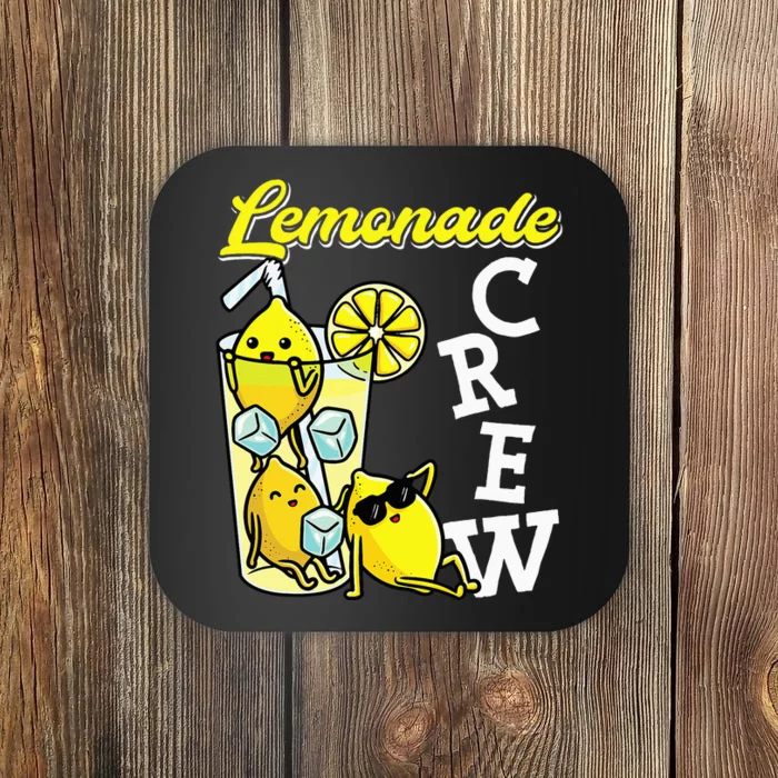 Lemonade Crew Lemonade Squad Lemon Lover Coaster