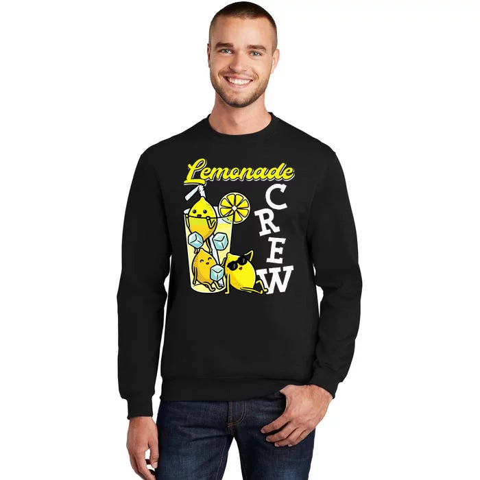 Lemonade Crew Lemonade Squad Lemon Lover Tall Sweatshirt