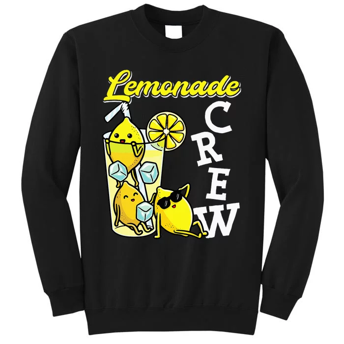 Lemonade Crew Lemonade Squad Lemon Lover Tall Sweatshirt