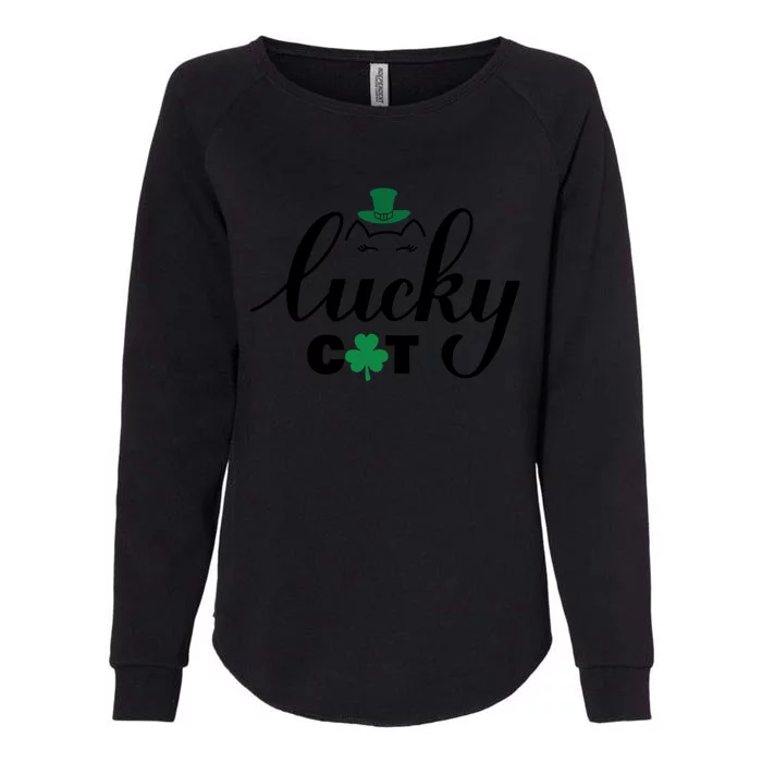 Lucky Cat Womens California Wash Sweatshirt