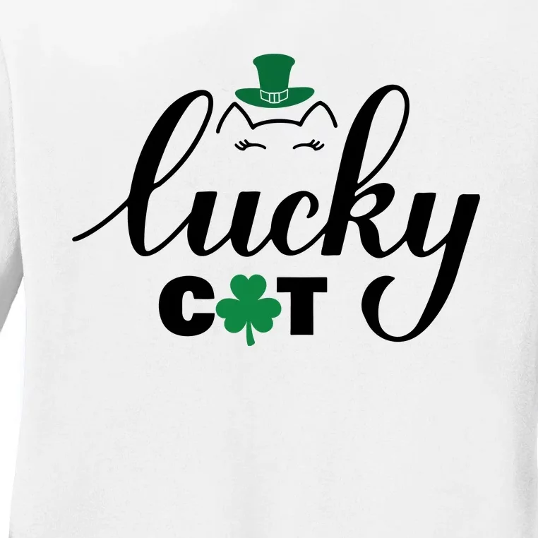 Lucky Cat Ladies Long Sleeve Shirt