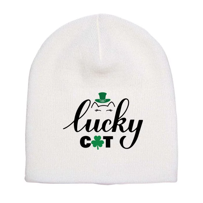 Lucky Cat Short Acrylic Beanie