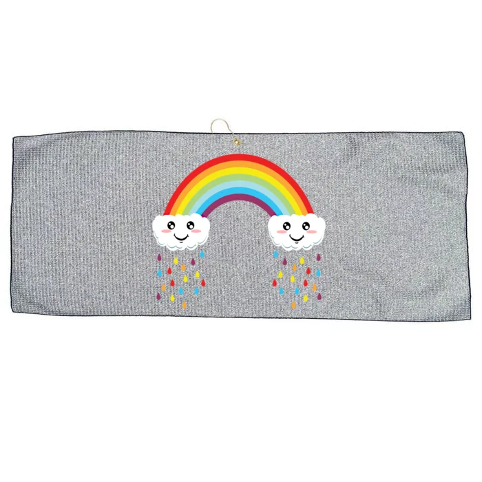 Lgbtq Community Lesbian Rainbow Gay Colorful Design Pride Funny Gift Large Microfiber Waffle Golf Towel