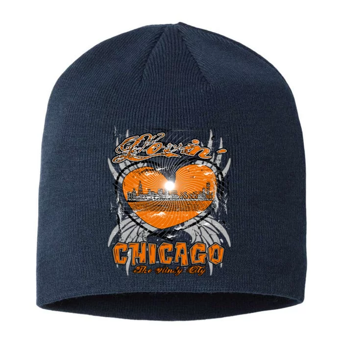 Loving Chicago 8 1/2in Sustainable Knit Beanie