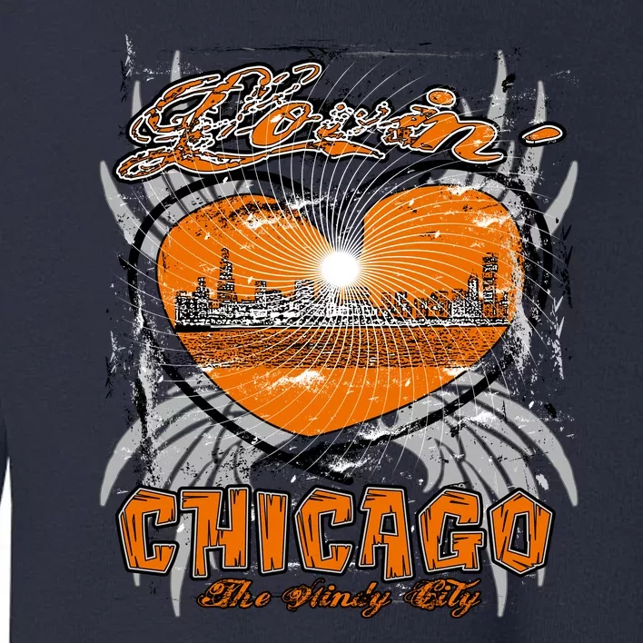 Loving Chicago Toddler Sweatshirt