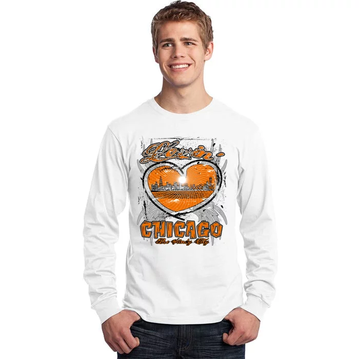 Loving Chicago Tall Long Sleeve T-Shirt