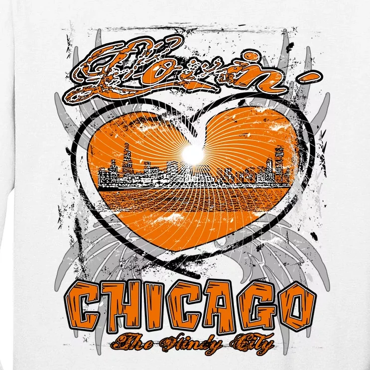 Loving Chicago Tall Long Sleeve T-Shirt