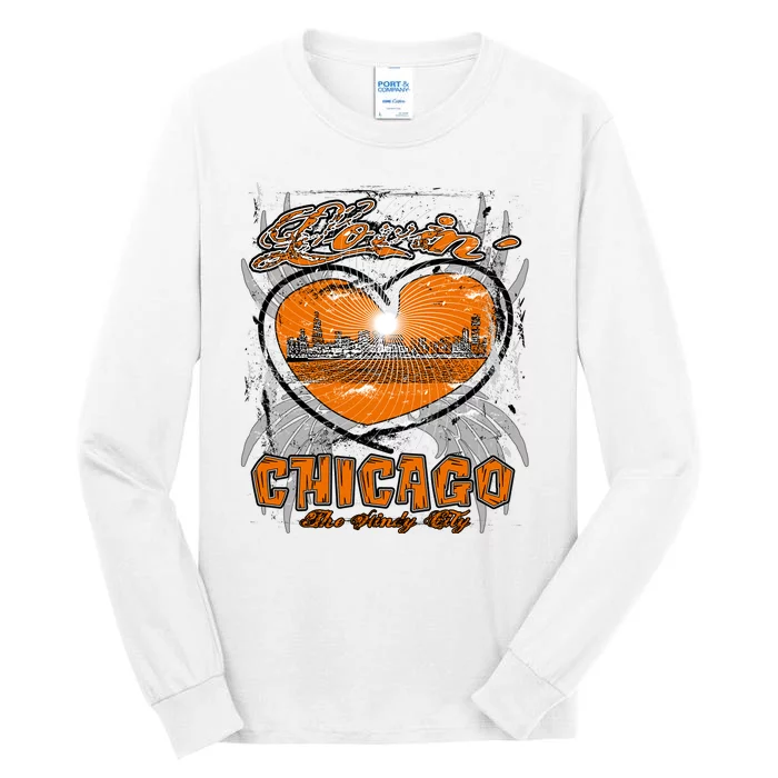 Loving Chicago Tall Long Sleeve T-Shirt