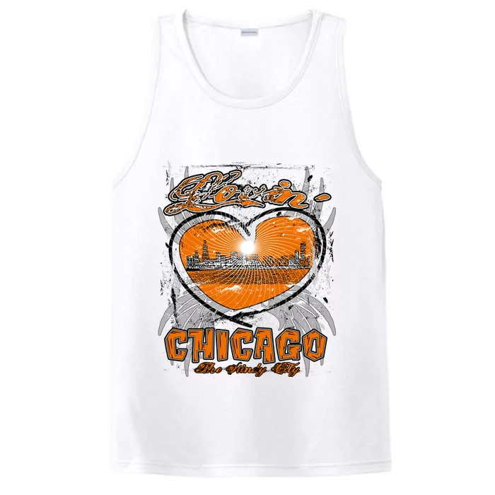 Loving Chicago Performance Tank