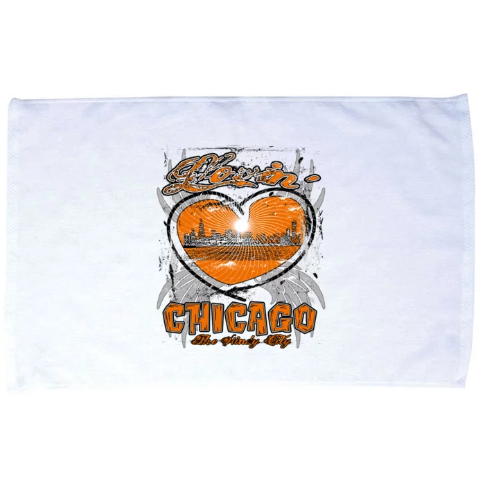 Loving Chicago Microfiber Hand Towel