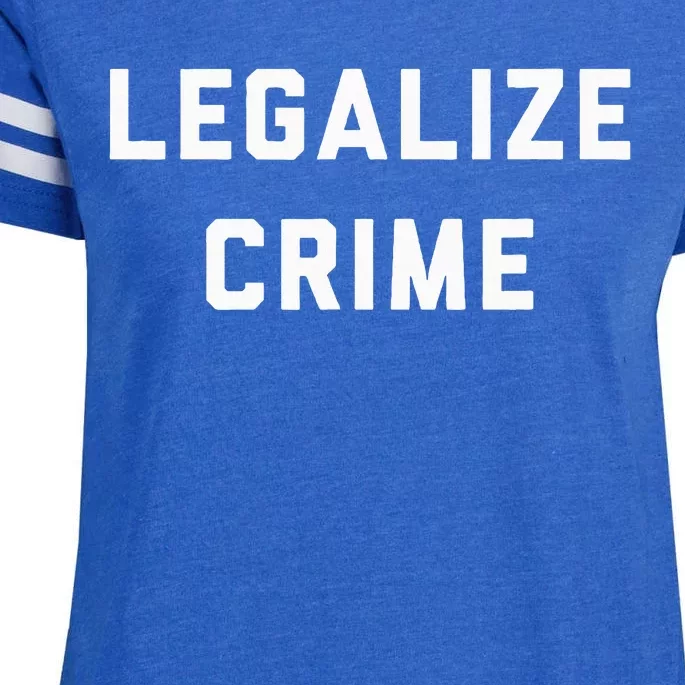 Legalize Crime Enza Ladies Jersey Football T-Shirt