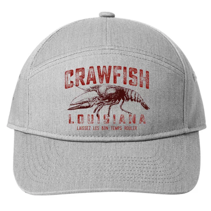 Louisiana Crawfish Laissez Les Bon Temps Rouler 7-Panel Snapback Hat