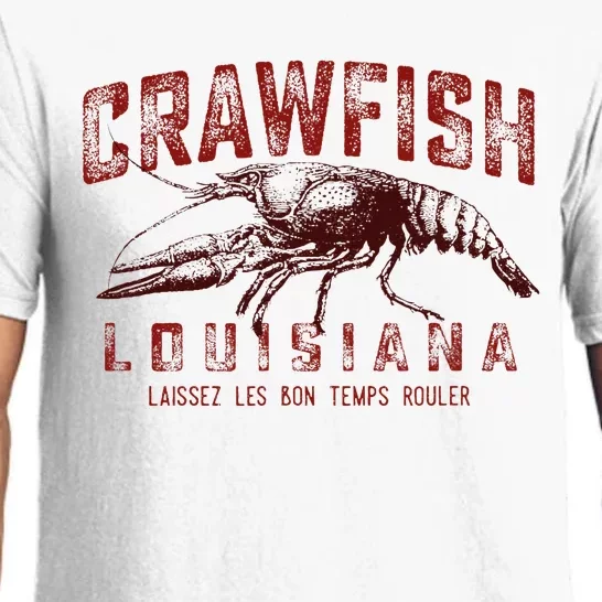 Louisiana Crawfish Laissez Les Bon Temps Rouler Pajama Set