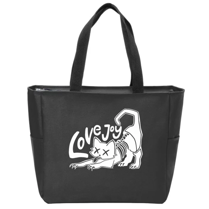 Lovejoy Cat Zip Tote Bag