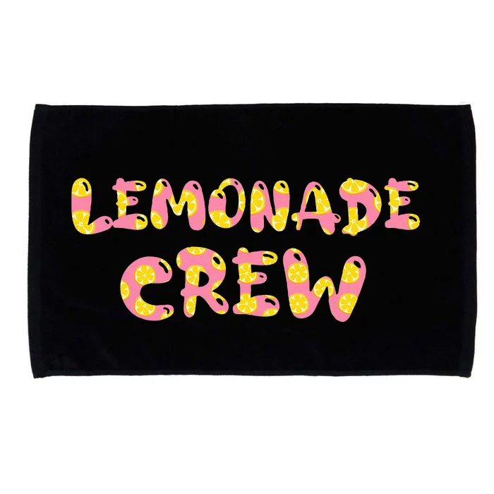 Lemonade Crew Lemon Lover Floral Summer Pink Lemon design Microfiber Hand Towel