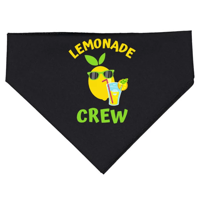 Lemonade Crew Matching Funny Lemon Juice Lover Squeezy Boss USA-Made Doggie Bandana