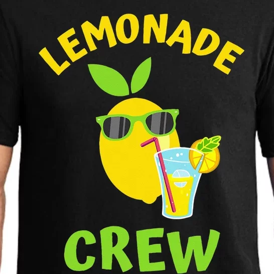 Lemonade Crew Matching Funny Lemon Juice Lover Squeezy Boss Pajama Set