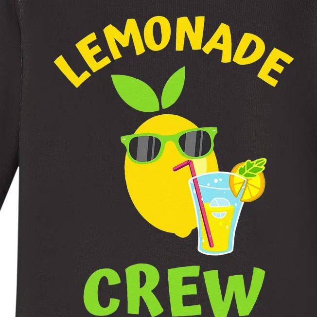 Lemonade Crew Matching Funny Lemon Juice Lover Squeezy Boss Baby Long Sleeve Bodysuit