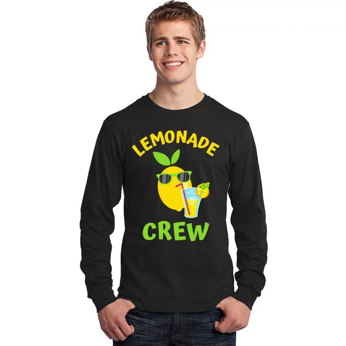 Lemonade Crew Matching Funny Lemon Juice Lover Squeezy Boss Tall Long Sleeve T-Shirt