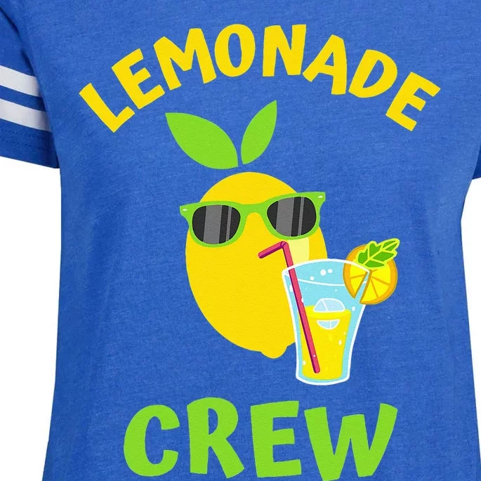 Lemonade Crew Matching Funny Lemon Juice Lover Squeezy Boss Enza Ladies Jersey Football T-Shirt