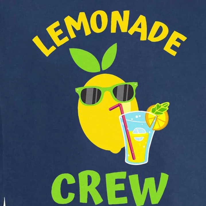 Lemonade Crew Matching Funny Lemon Juice Lover Squeezy Boss Garment-Dyed Sweatshirt