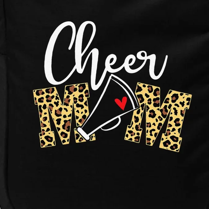 Leopard Cheer Mom Proud Cheerleader Mom Mama Mother Women Impact Tech Backpack